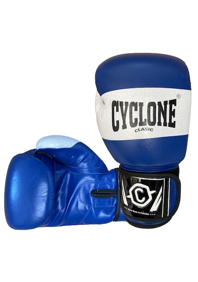 Cyclone Tiger Orijinal Deri Boks Ve Kick Boks Eldiveni Mavi