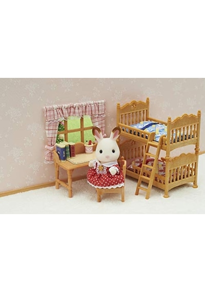 Sylvanian Families Çocuk Yatak Oda Seti Abanoz - Beyaz Sylvanian Families Çocuk Yatak Oda Seti Abanoz - Beyaz