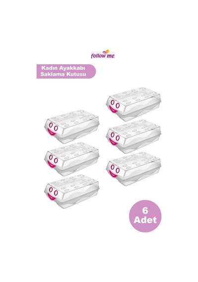 Follow Me Trendy  Ayakkabı Koruma Kutusu (6 Adet)