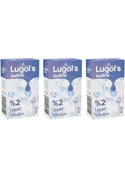 Lugol's Solution Iyot %2 Damla 3 x 30 ML