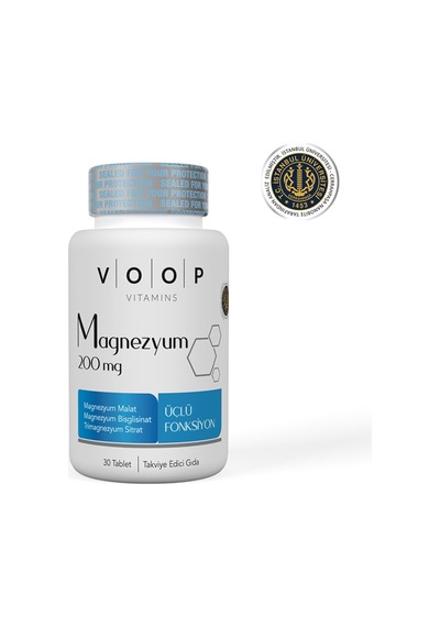 2 Adet Voop Magnezyum 200 Mg 30 Tablet