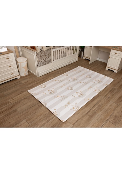 Oggia Sleepy Bear Premium Oyun Matı 140x230 CM 15 MM Darbe Emici, Isı Yalıtımlı, Çift Yönlü Halısı