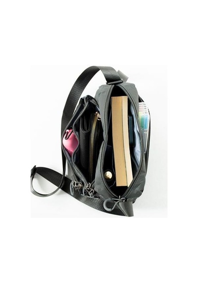 Sanmorris 6003 Paraşüt Kumaş Çapraz Askılı Omuz Çantası Koyu Gri Koyu Gri