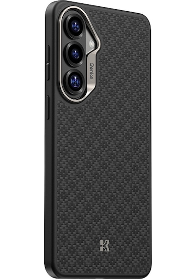 Galaxy Uyumlu S26 Uyumlu Kılıf M-safe Şarj Özellikli Benks Armorpro Armorgrid Serisi Kevlar Kapak Siyah Siyah