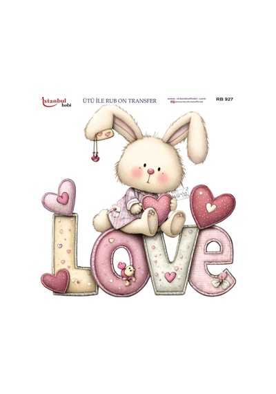 Ütü İle Rub On Transfer Kağıdı 30x30cm Rb-927