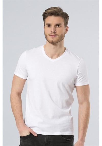 Wtshırt Newyork Erkek T-shirt - Beyaz Beyaz