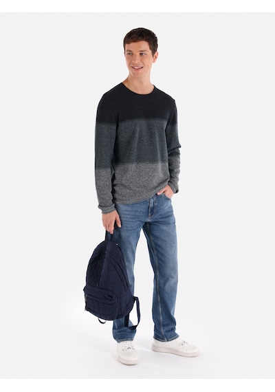 Colin's Colins Regular Fit Triko Yeşil Erkek Kazak Cl1064867 Koyu Yeşil