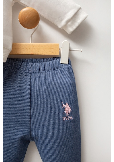 U.S. Polo Assn. Kız Bebek Beyaz Takım Usb2774-c-v1 Beyaz