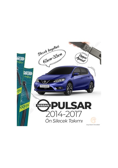 Nissan Pulsar Muz Silecek Takımı 2014-2017 Hc Cargo-