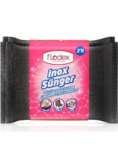 2 Adet Flodex İnox Sünger 2'li