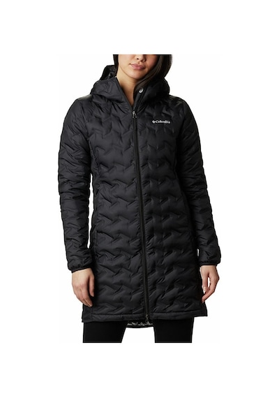 Columbia Delta Ridge Long Down Jacket Kadın Mont Wk0294-010 Siyah
