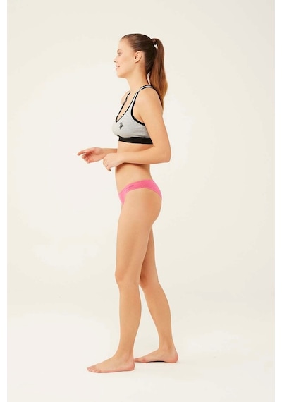 U.S. Polo Assn.Siyah - Beyaz - Ten - Fuşya - Lacivert  5 Li Brazilian Slip 67007 Siyah