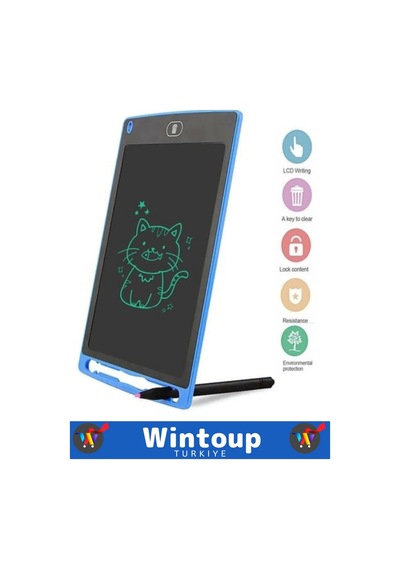 Wintoup 8.5" Dijital Kalemli Çocuk Not Resim Grafik Çizim Eğitim Tableti