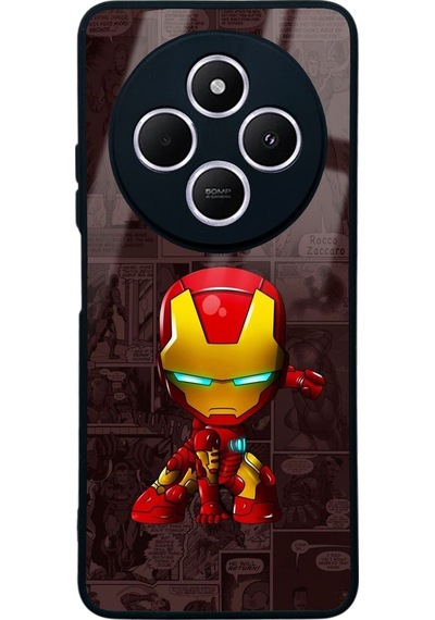 Xiaomi Redmi A4 İron Man Tasarımlı Glossy Telefon Kılıfı Çok Renkli