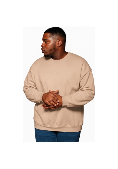 Benroma 3 İplik Penye Büyük Beden Unisex Sweatshırt Çok Renkli