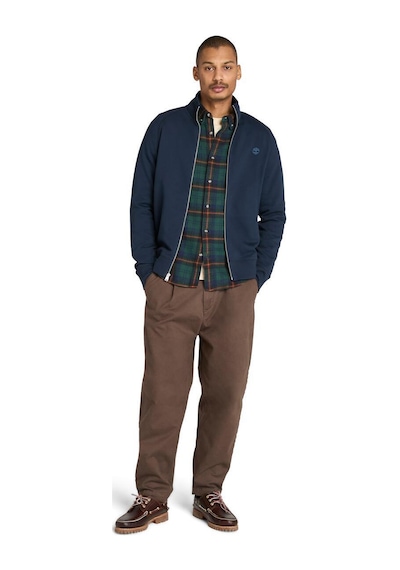 Timberland Exeter River Brushed Bad Erkek Lacivert Dik Yaka Ceket