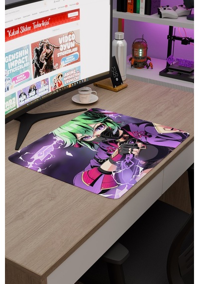 Kuki Shinobu Genshin Impact Anime Oyuncu V3 - 48x40 Xl Gaming Mouse Pad Fare Altlığı