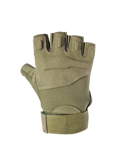 Single Sword Haki/xl Strongclaw Strongclaw Sc-1002 Kısa Parmak Koruyucu Ve Outdoor Eldiveni Dayanıklı Operasyon Modeli Sürüş Eldiveni