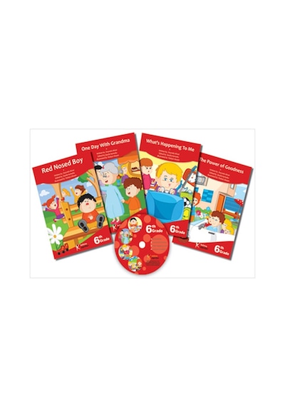 6. Sınıflar İçin İngilizce Hikaye Setleri (4 Kitap + CD) - Zeyneb Alver - Kelime Yayınları
