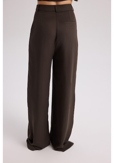 Mai Collection Mai Studios Co. Mila Kahve Bluz Pantolon Takım Kahve
