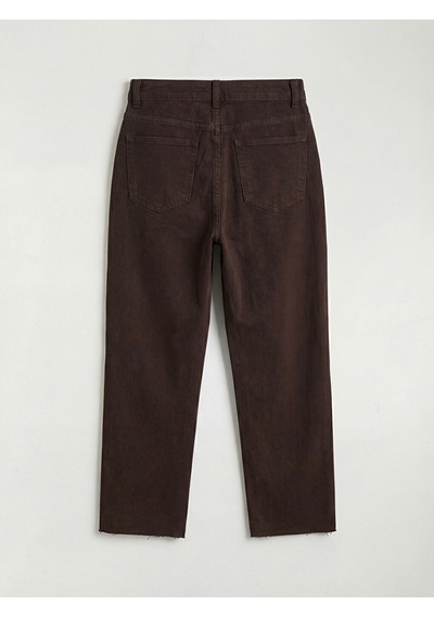 Lcw Comfort Kahverengi Flare Kadın Jean Pantolon
