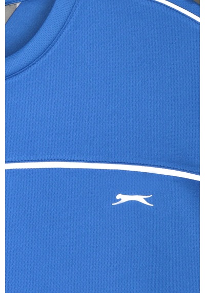 Slazenger Revıve Erkek Saks Mavi Tişört