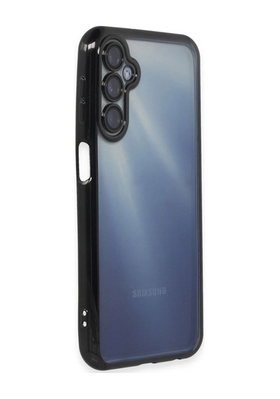 Samsung Samsung Uyumlu Galaxy A25 5g Kılıf Razer Lensli Silikon - Siyah