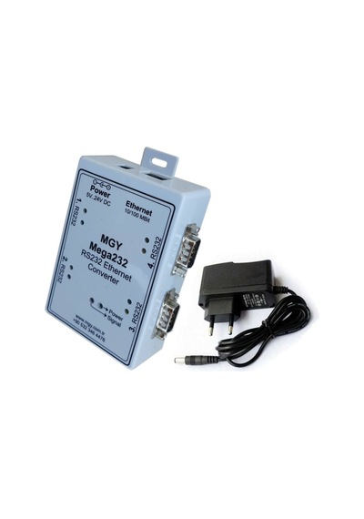Mgy Mega232 Ethernet Rs232 Dönüştürücü - Tcp Udp İp Db9 Tcp232