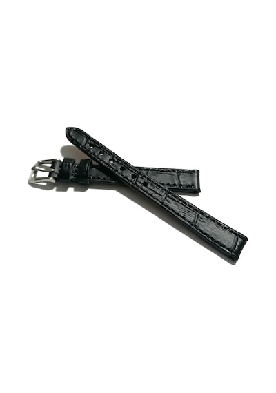 Fado&her Saate Uyumlu Hakiki Bayan Deri Saat Kordonu Siyah 12 Mm 415 Siyah