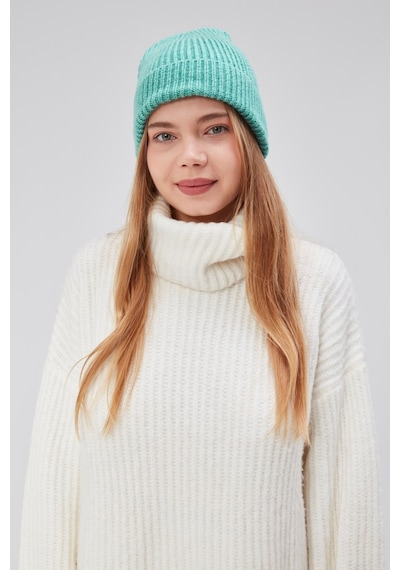 Derikem Basic Şık Standart Lüks Unisex Tiftik Bere Turkuaz