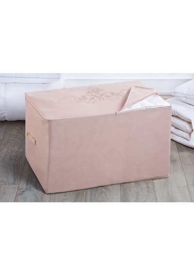 Madame Coco Çiçek Desen Baskılı Hurç Bhu-0474x46x46cm-pudra Pudra