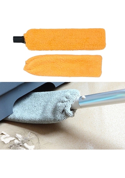 Saplı Mikrofiber Başlıklı Girintili Yüzey Temizleme Mopu Toz Alma Fırçası Crchmgo Diğer