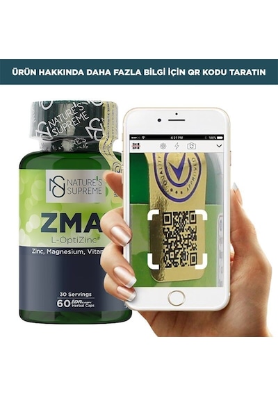 Natures Supreme Zma 60 Kapsül Aromasiz