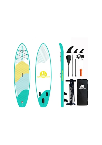 Up Balance Board Şişme Sup Board/stand Up Paddle Board 320x81x15 Cm Yeşil