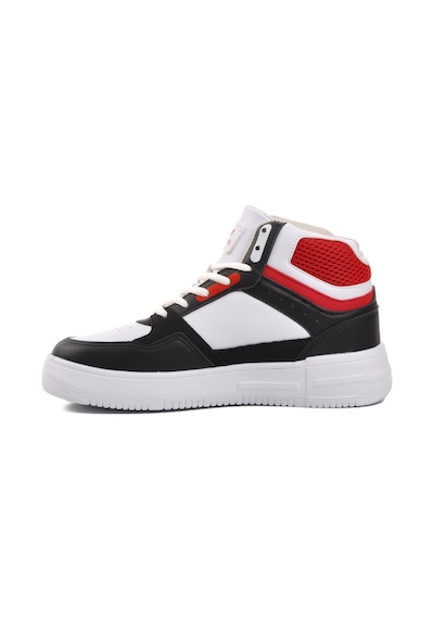 Walkway Berry Hi Beyaz-siyah-kırmızı Bağcıklı Unisex Hi Sneaker 001
