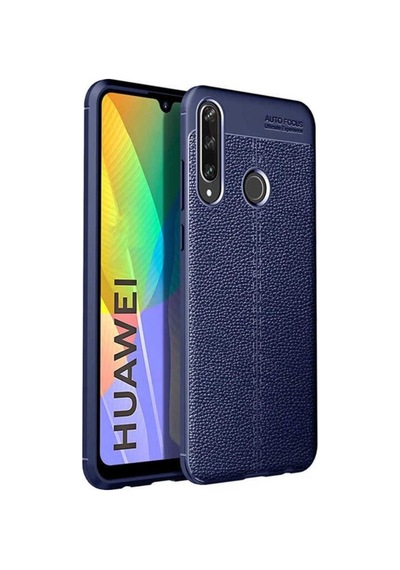 Huawei P40 Lite E Kılıf Zore Niss Silikon Kapak Lacivert