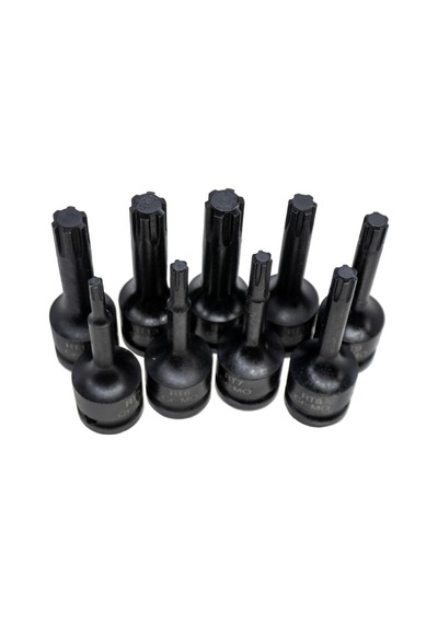 6501 Havalı Uzun Rıbe Uçlu 1/2" Lokma Takımı 9 Parça