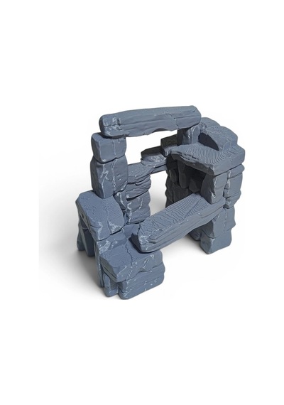 3d Petg Akvaryum Kaya Ve Taş Oluşumu Batabilen Harabe Süs Kp3d20315