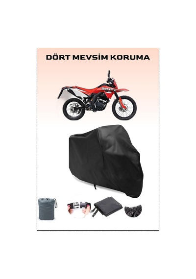 Siyah Kuba Str 250 Uyumlu Motorsiklet Branda, Motor Örtüsü
