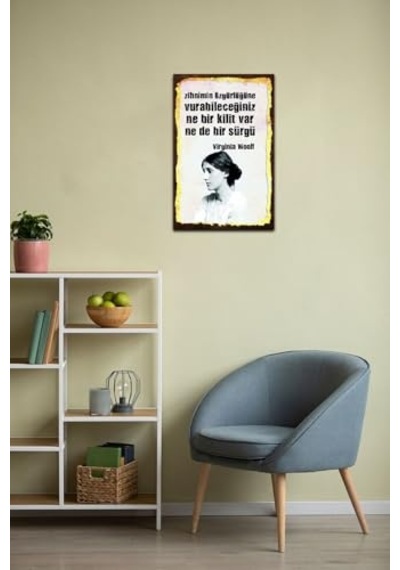 Ayrex Kuşe Kağıt Duvar Posteri Ne Bir Kilit Var Ne De Bir Sürgü Retro Vintage Drtr0023