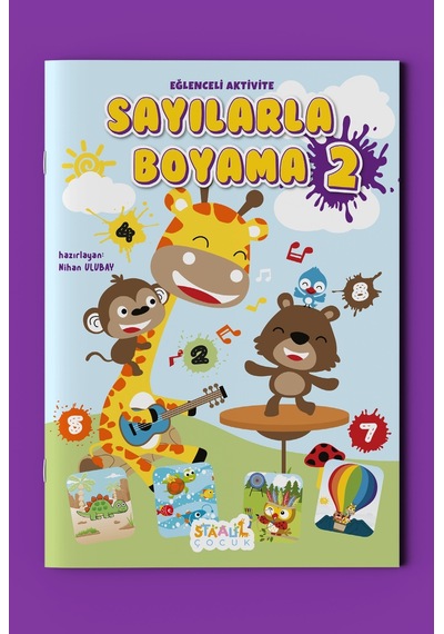 Kodlamalı Eğlenceli Aktivite - Sayılarla Boyama Kitabı Set 2 Kitap