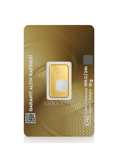 Garanti Gold 10 Gr Külçe Altın