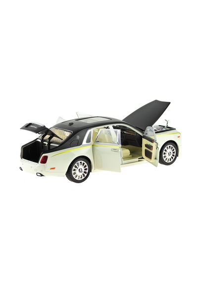 Die-cast Model1:20 Ölçek Süper Lüx Araba Metal Işıklı 26cm Siyah