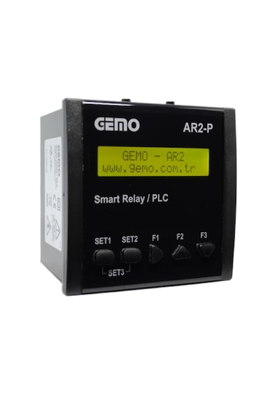 Gemo Ar2-p-24vdc-10d2a ,96x96mm 24vdc 10d2a/7r Plc Cpu Modül