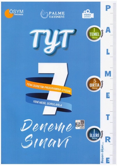 Palme Tyt 7 Deneme Palmetre Video Çözümlü