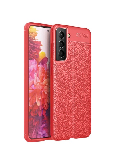 Samsung Uyumlu Galaxy S21 Fe Kılıf Deri Tarzı Niss Silikon Case