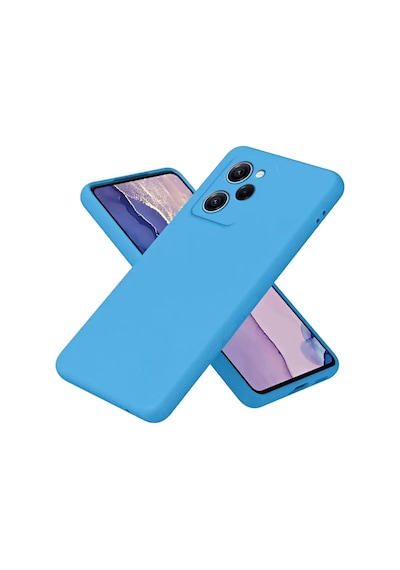 Newface Xiaomi Poco X5 Pro 5g Nano İçi Kadife Silikon - Mavi