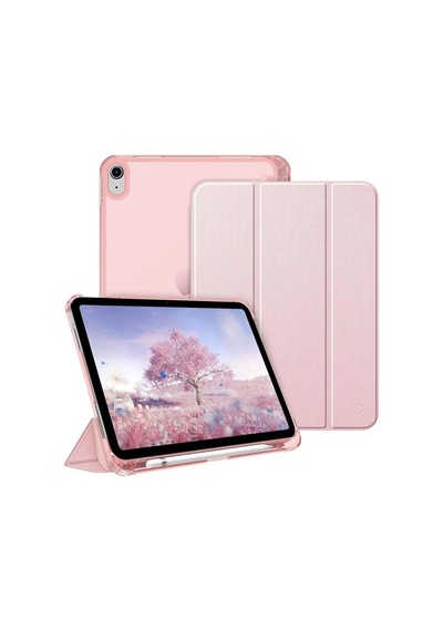 Apple iPad Uyumlu 11. A16 11inç/10. 10.9inç İle Uyumlu Kılıf Cover Kalem Bölmeli Pc Case Rose Gold Sku: Zeusb0dwn8hn6f Arka Kapak