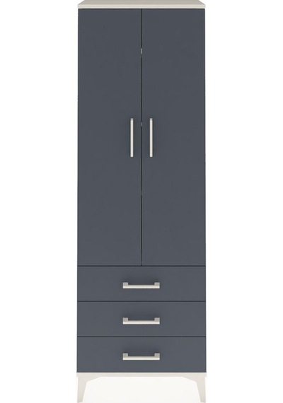 Arges Dolap 4 Raflı 3 Çekmeceli 2 Kapaklı 60x30x182 Aytaşı-an... Aytaşı