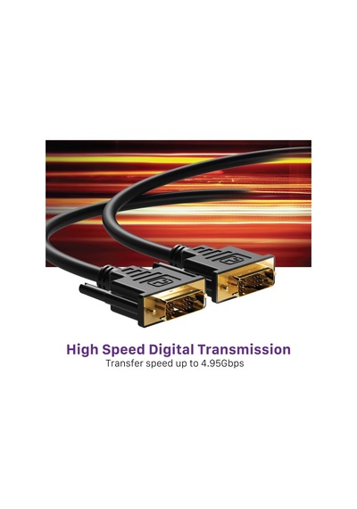 Dvi To Dvi 18+1 Kablo Ara Bağlantı Dvi-D 1.8M Monitör Tv Bağlama